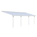 Palram Palram - Canopia HG8828W 10 x 28 in. Olympia Patio Cover - White HG8828W